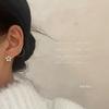 Hebilla de oreja de estrella hueca, clip de oreja de metal, temperamento simple, chica sexy, dulce, personalidad genial, accesorios de oreja, accesorios de oreja de moda para mujeres
