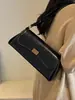 Bolso de mano de cuero de alta calidad, gran capacidad, color sólido 2026, nuevo, casual, con cadena, cruzado, al hombro, debajo del brazo, para mujer