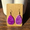 Aretes acrílicos en blanco sin terminar transfronterizos DIY colgante con brillo con gancho para la oreja almacenamiento de tarjeta de papel kraft