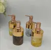 Dispensador de Sabonete Líquido com Bomba, Cor Degradê/Padrão Mármore, Extrator de Lavagem com Caixa Colorida, Dispensador de Sabão