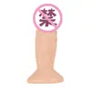 Dildo Pequeño Pene Ventosa Suave Palo de Masturbación Productos Sexuales Femeninos Palo de Carne Pene Manual Venta al por Mayor