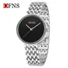 Reloj de Moda para Mujer Ofns Es Simple, Delgado, de Alta Gama, Resistente al Agua, Reloj de Lujo Accesible, Elegante, Reloj de Cuarzo con Nácar Multicolor