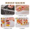 (Hornea 24 Brochetas a la Vez) Rack para Brochetas de Freidora de Aire Horno Parrilla Acero Inoxidable Rack Colgante Parrilla Vertical para Brochetas Aguja para Brochetas Yx
