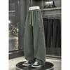 2026 Pantalones Casuales Sueltos para Hombre Pantalones Versátiles Temporada de Otoño Otoño Caída Pierna Ancha Longitud de Piso Pantalones Largos Pantalones de Nylon y Spandex Hombre