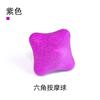 Bola de Massagem Hexagonal Bola de Massagem de Pontos de Acupuntura Bola de Relaxamento de Pontos de Acupuntura Bola de Massagem de Mão Hexagonal de Silicone