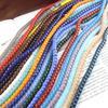 Vidrio Color Sólido 8*6mm Columna Corta Color Original No Descolorante Multicolor Separador Opcional Rojo Grande Azul Zafiro Cuentas Tambor Cuentas Sueltas Venta al por Mayor