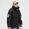 Chaqueta de plumón para trabajo para hombre Invierno Nueva Moda Marca Suelta Cálida Engrosada Plumón de Pato Blanco Moda Delgada Chaqueta Corta