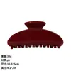 Grampo de Cabelo Semi-Círculo de Alta Qualidade Estilo Coreano Impressão UV Elegante Personalidade da Moda Grampo Tubarão Acessório de Cabelo para Coque na Parte de Trás da Cabeça