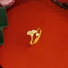 Anillo de Dedo Índice Elegante y Exquisito con Lazo, Diamantes Microincrustados y Diseño de Hoja de Ginkgo, Anillo Ajustable para Mujer, Suministro al por Mayor