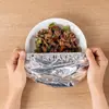 Coberturas de folha de alumínio para alimentos no atacado para uso na cozinha, projetadas para manter os alimentos aquecidos, isolados e frescos; coberturas de alimentos de folha de alumínio espessadas e resistentes a altas temperaturas