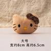 Broche de Pelúcia de Desenho Animado do Gato Kt Acessórios Chapéu Infantil Material DIY Grampo de Cabelo de Menina Acessórios de Decoração de Bolsa Joias