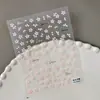 Pegatinas Pequeñas de Arte para Uñas con Flores Frescas en Relieve Flores de Colores Dopamina 3D Pegatinas para Uñas DIY Modelo CA
