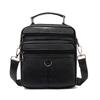 Bolso de Hombro Mochila de Cuero Genuino Bolso Cruzado Bolso para Hombre Casual Cuero Vacuno Mochila Pequeña al por Mayor