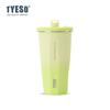 Caneca de Café Tyeso Degradê com Palito de Losango Copo Térmico de Aparência Sofisticada Portátil Simples para Água
