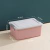 Caja de Almacenamiento Plástico Caja de Almacenamiento de Ropa Plástico Dormitorio Estudiantil Grande Hogar Caja de Almacenamiento de Ropa con Rueda