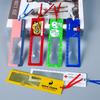 Mini Lente Fresnel Marcador de Página Plano de PVC Lupa 3X Marcador de Página Portátil Presente para Estudantes