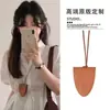 Collar Colgante de Bolso de Cuero Coreano Collar Colgante Simple de Nicho Transfronterizo Joyería de Moda con Temperamento de Gama Alta para Mujeres
