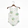 Colete de Verão sem Mangas para Bebê, Roupa Wrap para Bebês Gordinhos, Meninos e Meninas, Algodão Puro Respirável, Roupa de Escalada Triângulo, Peça Única Wrap para Quadril Infantil