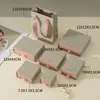 Caixa de presente de joias vintage estilo francês, caixa gaveta multi-tamanho com tampa e base, bolsa de embalagem para joias, conjunto completo, imprimível