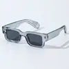 Gafas de Sol Cuadradas Transfronterizas, Gafas de Sol de Moda Tendencia para Transmisiones en Vivo de Tiktok Personalizadas, Gafas para Conducir al por Mayor y Dropshipping