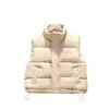Ropa Infantil Nuevo Bebé Niños y Niñas Chaleco de Algodón con Cuello Alto Ropa Exterior Infantil Chaleco Cálido Chaleco de Algodón Infantil