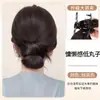 Peruca Coque Baixo com Presilha de Garra para Mulheres, Laço de Borboleta, Coque Falso, Acessório de Cabelo Coque Fofo Naturalmente, Coque de Cabelo de Peruca