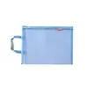 Bolsa de Archivo de Malla Transparente con Cremallera, Bolsa de Almacenamiento Específica por Materia, Organizador de Exámenes, Bolsa de Tote para Tutorías, Estuche