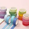 Amazon Cinta Washi de Color Arcoíris Color Sólido Decoración para Diario DIY Cinta Adhesiva Pegatinas 20 Colores Disponibles 5m Diario