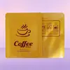 Bolsa de café de goteo con revestimiento de aluminio, apertura plana, en stock, al por mayor, engrosada, bloqueadora de luz, conservadora de frescura, bolsa de embalaje exterior para polvo de café