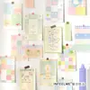 Infeel.Me Time Stitch Series Papel de Escrita Bloco de Notas Adesivas Livro Estilo ins Estilo Coreano Base para Colagem de Diário Papel