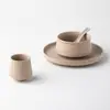 Juego de Cuencos Vajilla para Una Persona Cuenco de Cerámica Taza Plato Cuchara Vajilla de Cerámica de Hotel de Gama Alta Cuenco de Arroz ins Creativo