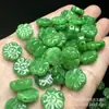 Jadeite Verde Seco 12x4mm Flor de Ameixa Bagua Flor de Transferência Acessórios Pulseira DIY Brincos Acessórios de Joia Atacado