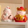 Enfeite de Mesa Criativo Estilo Chinês de um Deus da Fortuna, Decoração de Carro, Miniatura para Carro, Presente Criativo para Homens e Mulheres