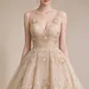 Nuevo Estilo Hada Estrella y Luna Lentejuelas Bordado Malla Lentejuelas Bordado Tela Vestido de Boda Ropa de Escenario