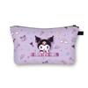 Nueva Bolsa de Cosméticos con Estampado de Kuromi Sanrio para Niños, Bolsa Pequeña de Dibujos Animados, Portátil, Casual, con Cremallera, para Tarjetas, Venta al por Mayor