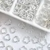 Cuentas Espaciadoras Huecas de Metal Plateado de Aleación Accesorios para Pulsera Collar Hecho a Mano DIY Materiales para Abalorios Al por Mayor