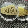 Shuibei Mismo Estilo Oro Puro 999 Pegatina de Teléfono de Oro 2mg Tesoro Pequeño Regalo para Atraer Riqueza Pegatina de Tarjeta de Oro Venta al por Mayor