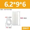 Plástico ABS Columna de Aislamiento Recta Pasante Manga de Tornillo Cilindro Hueco Nylon Espesor Aumentado Junta Arandela Columna Aislante Manga de Eje