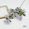 Arreglo de flores artificiales de seda de camelia de 2 puntas para mesa de comedor, decoración de plantas verdes, arreglo floral y decoración de ambiente comercial