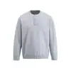 SANHOMME Suéter de Punto Casual Versátil Simple de Moda Otoño/Invierno para Hombre, Chaqueta Superior de Manga Larga con Cuello Henley de Corte Holgado 61871