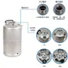 Cubo de Limpieza Máquina de Cerveza 10L Limpieza de Cerveza Tubería de Cerveza de Barril Máquina de Pared Equipo de Limpieza de Cerveza Grifo Tubería Cubo
