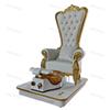 Sillón Sofá de Lujo para Manicura y Masaje de Pies, Silla de Masaje de Pies tipo Trono de Lujo con Respaldo Alto, Tina Individual para Pies, Asiento de Sofá de Lujo