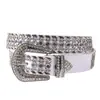 Cinto de Strass Moda Europeia e Americana Decoração Personalizada Retrô Estilo Étnico Cinto de Couro com Tachas para Mulheres Hip-Hop Tendência Versátil Cinto de Cintura