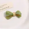 Pinza para el pelo de acetato con lazo nuevo de estilo coreano de verano, Accesorios de lujo ligero para niñas, Pendientes para hacer tú misma, Pendientes, Accesorios para llaveros