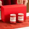 Juego de Tazas de Té de Cerámica del Fabricante en Caja de Regalo, Regalo de Año Nuevo para el Año del Caballo, Souvenir de Reunión Anual, Regalo para Amigos