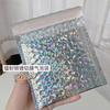 Bolsa de burbujas de película aluminizada para sobres, postal, bolsa de embalaje para tarjetas pequeñas, bolsa exprés mate, impermeable, a prueba de golpes, a prueba de caídas, bolsa autoadhesiva