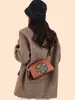 Bolso Retro de Alta Gama para Mujer 2025 Nuevo Piel Suave Multicapa Bolso de Hombro Cruzado Gran Capacidad Bolso Almohada 8055