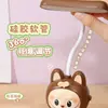 Lámpara de Mesa de Dibujos Animados Labubu para Dormitorio, Escritorio, Mesita de Noche, Carga USB, Habitación Infantil, Luz Nocturna para Dormir, Regalo para Eventos