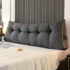 Almofada de cabeceira 2024 triângulo grande encosto cama usar celular tatami macio pacote almofada removível e lavável quarto sofá
