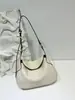 2026 Nova Bolsa Feminina de Couro Genuíno Crescente Senso de Design Nicho Bolsa Transversal Leve Luxo Sensação de Alto Padrão Bolsa de Mão Bolsa de Ombro